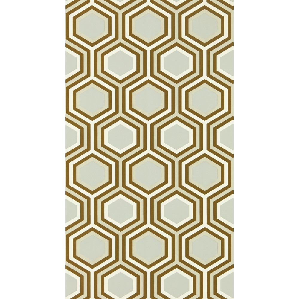 Selo Wallpaper 112147 by Harlequin in Gold Platinum Grey